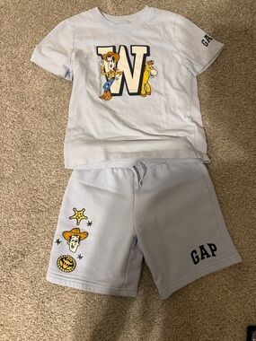 GAP Light Blue Toy Story Woody Matching Set